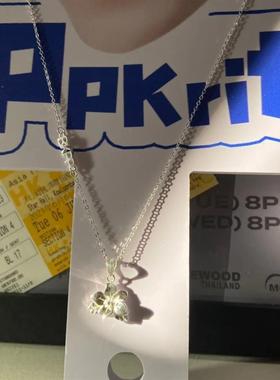 BKPP周边bkpp浮桑花项链吊坠小众设计以你的心诠释我的爱锁骨颈炼