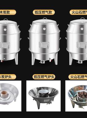 气炭两用烤鸭炉自动旋转烹饪烤肉烤牛排羊排食品烘焙设备烘烤炉