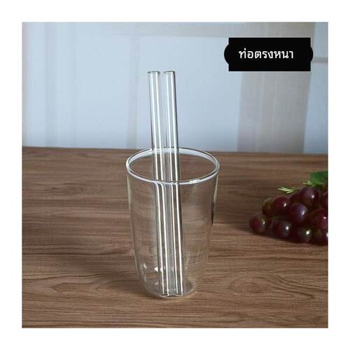 borosilicate glass straw curved straw high temperature - 图2