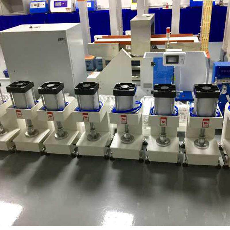 Dongguan factory direct sales manual automatic slicer rubber dumbbell sample making machine pneumatic punching machine