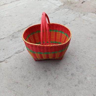 家用采摘竹篮手提买菜篮子厨房放鸡蛋藤编手工编织收纳筐办喜事篮,淘宝优惠券,粉丝福利购,淘宝优惠卷