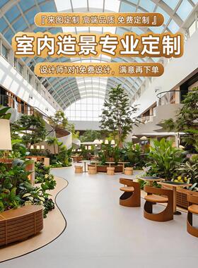 室内仿真绿植造景组合大型酒店天花板高端轻奢假植物氛围感装饰品