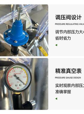 厂家定制活塞式挤奶机大型移动真空泵脉动挤奶器吸奶机养殖设备