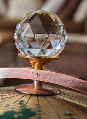 大型落地式纯铜地球仪老板客厅装饰摆件铜质大厅开业乔迁工艺礼品