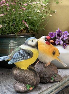 创意户外花园庭院装饰品园艺摆设彷真动物摆件树脂动物工艺礼品摆