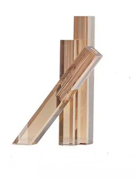 现代简约创意水晶花器花插花瓶样板房售楼处桌面茶几软装饰品工艺