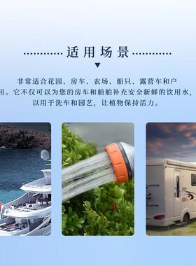 房车滤芯过滤器美标花园水管接头软管保护加RV户外房车水过滤器