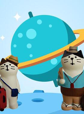汽车摆件旅游纪念业礼品意潮玩仔车载树公脂QH21小工艺品创日系毕