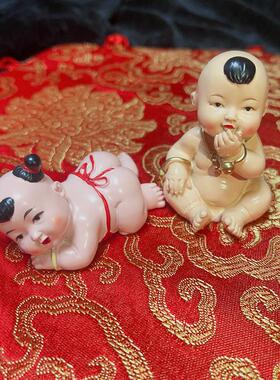 结婚求子压床吉祥物助孕男家安床送子早生贵子福娃男娃装饰摆件