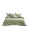 60-count three-layer yarn pure cotton yarn-dyed jacquard four-piece set of cotton sheets and quilt covers Nantong home textile bedding 4