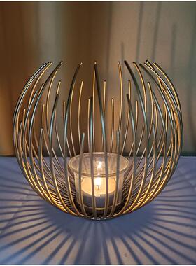 厂家直销欧式婚庆金属烛台家居礼品摆件铁艺烛台烂漫时光晚餐烛台