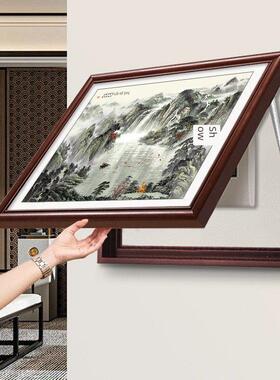 嘉禾万世兴仪表箱装饰中国山水风光开关屏蔽箱壁画餐厅配电箱挂画