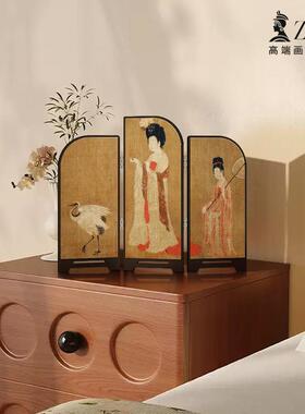 宋代美学桌面屏卧风JT-20240件客厅装饰画新式茶室餐柜中摆画室摆