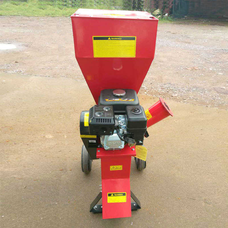小型树枝粉碎机园林绿化果园树叶枝条碎木机柴油动力移动式碎枝机 - 图2