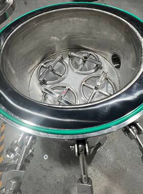 不锈钢袋式过滤器 4袋式保温夹套过滤器 通导热油蒸汽 温过滤器