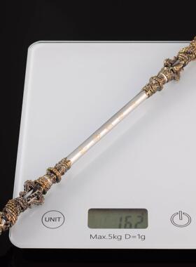神话如意金箍棒30CM银色齐天大圣金箍棒模型工艺品摆件