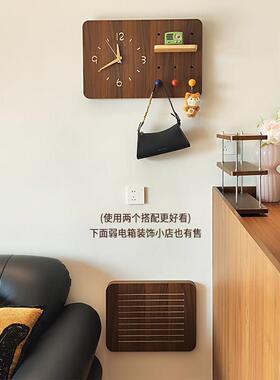 洞板钟新款电装表箱饰画带表遮挡YTM时钟总开关盒配电箱盖板画洞
