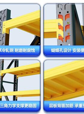 家用加厚货架阳台储物架储物间整理架客厅置物架地下室多层收纳架