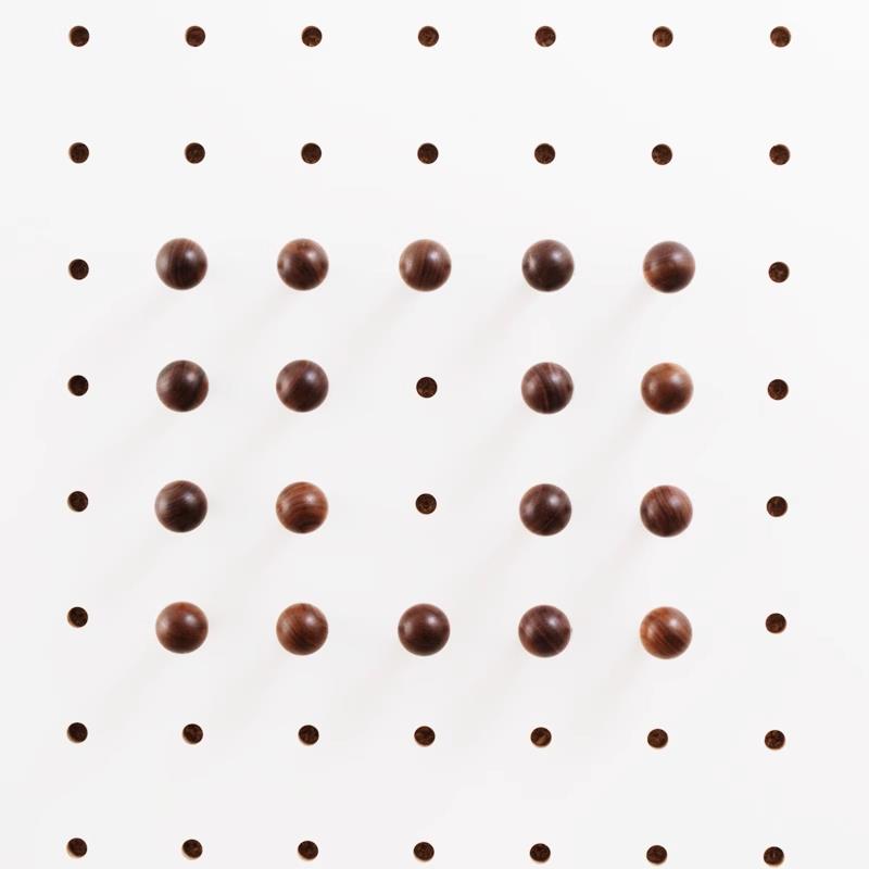 Carpentry uncle hole board accessories matchsticks suitable for 15mm round hole solid wood black walnut hooks and sticks