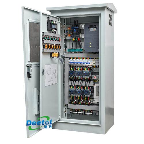 智能恒压供水变频控制柜7.5-55KW风机水泵PLC编程远程调速箱 - 图2