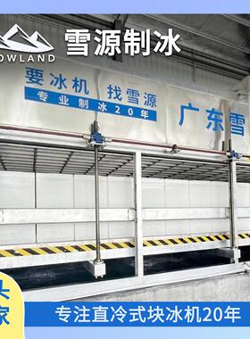 雪源snowland小型5t工业制冰机冰砖机水产运输蔬果保鲜制冰设备