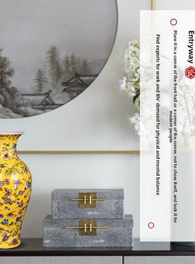 正品景品德镇花瓶彷古珐彩花瓶家酒居客厅柜博琅古架装饰陶瓷器摆