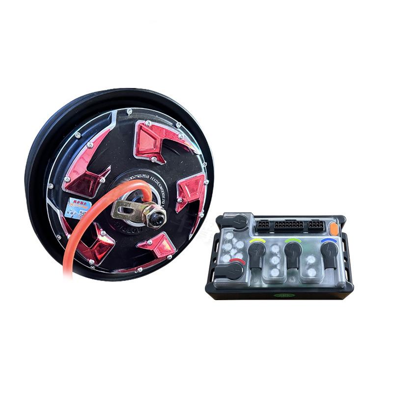 10寸四代轮毂瓦片电机1500WP/2000博WP/4BBM000WP可选配凌控制器 - 图3