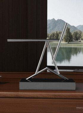 简约牛顿混沌摆永动机金属摆件办公桌装饰招财礼品高颜值高端网红