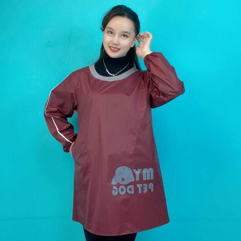 正品防水防油围裙罩反衣长袖套挂厨房家产用洗车水用杀鱼穿衣工作,淘宝优惠券,粉丝福利购,淘宝优惠卷