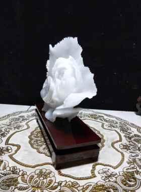 高档天菜然奇石石白摆件客厅玉品家居装饰店铺开业礼送礼包邮观赏