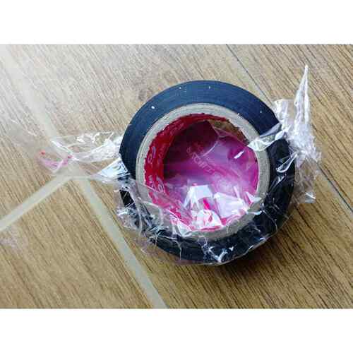 美人鱼黑色PVC电工胶布 24mm电线绝缘胶带 宁波制电子电工用 - 图1