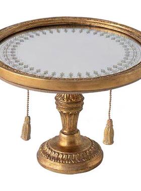 复欧镜面吊坠托北盘摆件in风桌面古做旧宫s廷轻奢拍照56999988怀