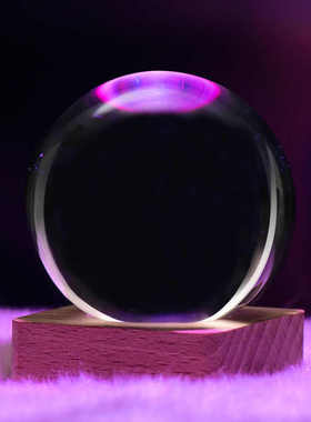 3D立体梦幻银河系水晶球蓝色发光夜灯月球太阳系玻璃球摆件毕业季