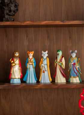 东北五大仙家居办公室桌面摆件狐黄常蟒白柳灰蛇堂口装饰品可装藏