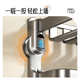 Suction cup towel rack bathroom punch-free bath towel rack bathroom storage rack integrated toilet storage hook hanging rod