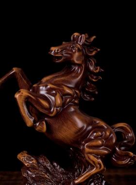 立马老成品功摆件仿木雕FT247板办厅公室桌家居客书房店铺开业工