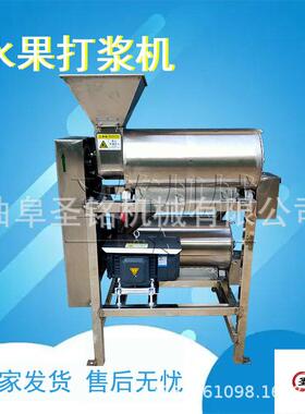 大型西红柿番茄酱打浆机 仙人掌果去皮去籽打浆机 苹果梨子破碎机