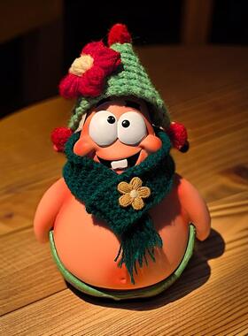 好朋友派大星手办卡通可爱玩偶玩具傻笑光屁股潮玩礼物桌面摆件AI