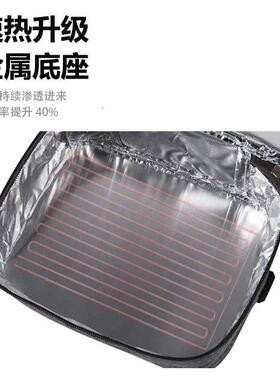 智能户外野餐办公室适用防水USB加热便当饭盒保温袋现货便当盒