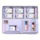 State Grid non-metallic plastic translucent meter box PC+ABS flame retardant and waterproof single-phase 6-meter metering distribution box