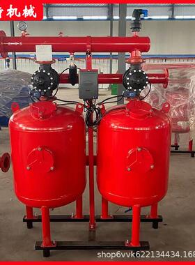 全自动反冲洗砂石过滤器农业灌溉盘片式水一体化砂石泥沙过滤器