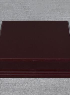 皇家如意青铜饰品彷红木压缩木底座奇石佛像定尊彷实木底座