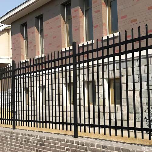 锌钢护栏户外小区农村围墙护栏厂区工地学校隔离防护栏别墅围栏 - 图2
