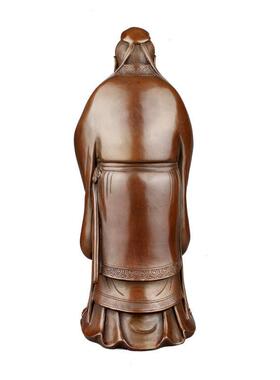 孔子铜像摆件孔夫子铜孔子像铜雕像家居装饰工艺礼品家居书房摆件