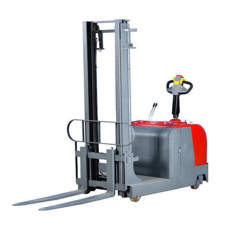 Supply of 1.5 tons stand-driven counterweight electric stacker counterweight all-electric forklift loading and unloading truck