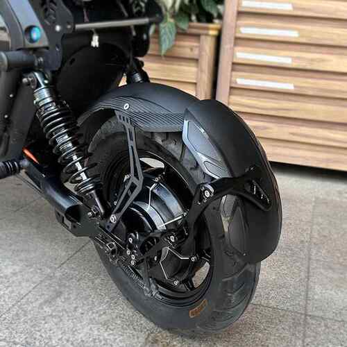 适用九号电动车E70 80 100远航家M95 N75 85 90C改装通用后挡泥板 - 图1