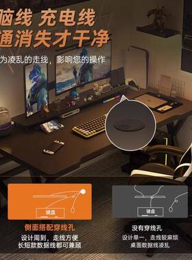 电竞桌椅家用电脑桌台式办公桌简易桌子工作台卧室书桌学生写字桌