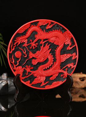 Chinese souvenir Lacquer carving handicraft decoration gift