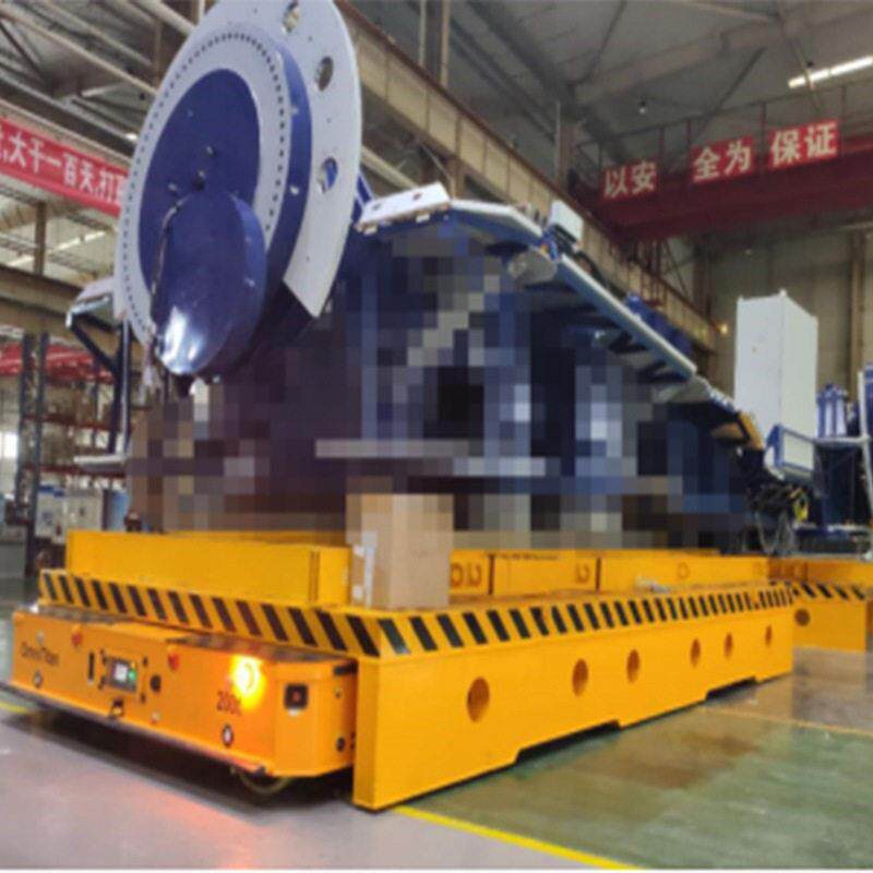 AGV intelligent handling trolley drives large-load flatbed logistics transport trolley heavy-duty conveying agv floor truck