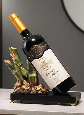 节节高升红酒架摆件酒柜装饰品轻奢高档高级感客厅家居饰品餐柜